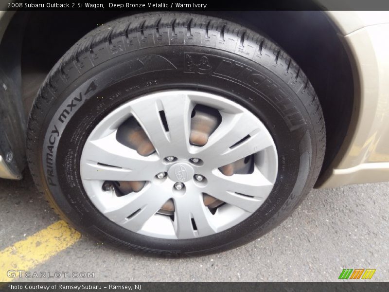Deep Bronze Metallic / Warm Ivory 2008 Subaru Outback 2.5i Wagon