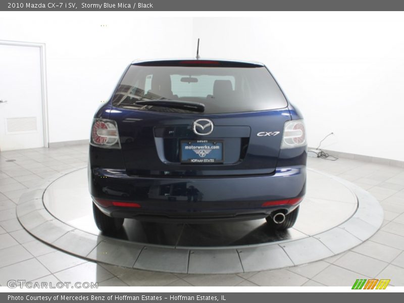 Stormy Blue Mica / Black 2010 Mazda CX-7 i SV