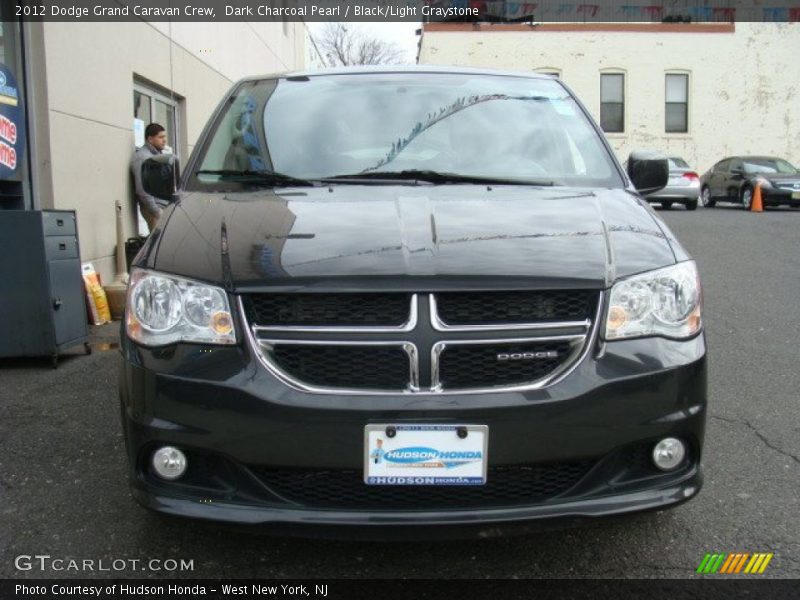 Dark Charcoal Pearl / Black/Light Graystone 2012 Dodge Grand Caravan Crew