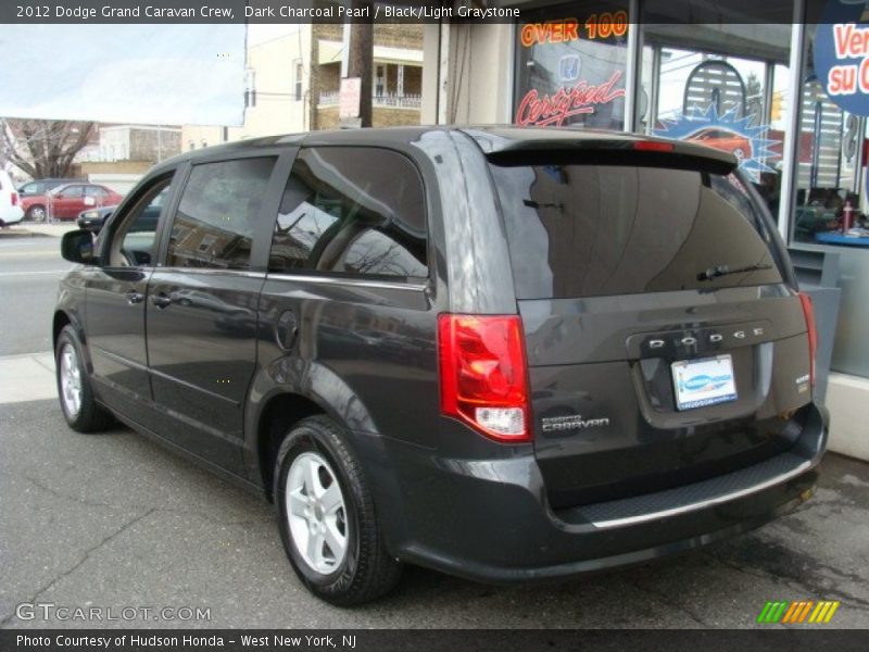 Dark Charcoal Pearl / Black/Light Graystone 2012 Dodge Grand Caravan Crew