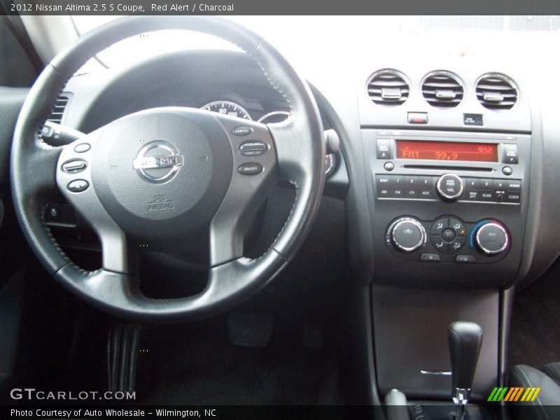 Red Alert / Charcoal 2012 Nissan Altima 2.5 S Coupe