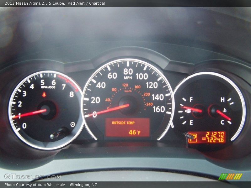 Red Alert / Charcoal 2012 Nissan Altima 2.5 S Coupe