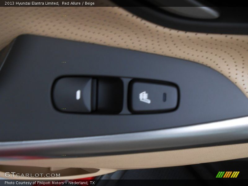 Red Allure / Beige 2013 Hyundai Elantra Limited