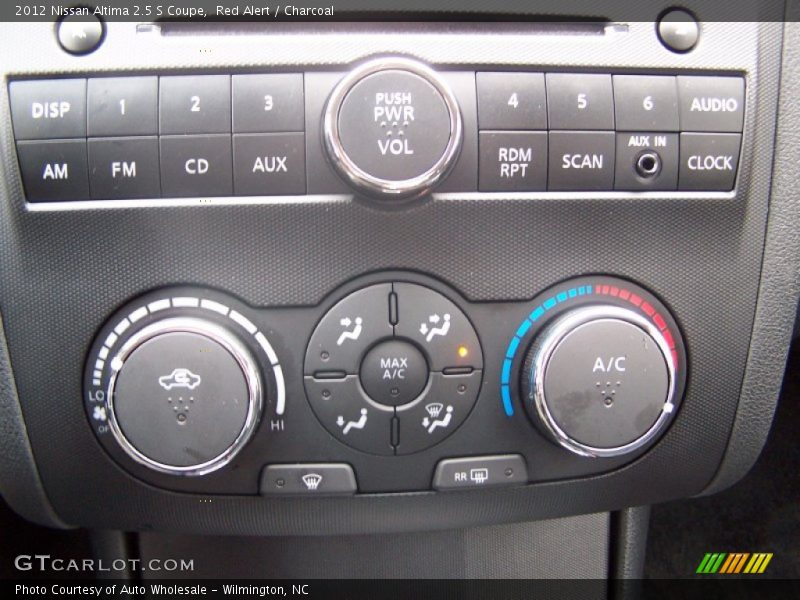 Red Alert / Charcoal 2012 Nissan Altima 2.5 S Coupe