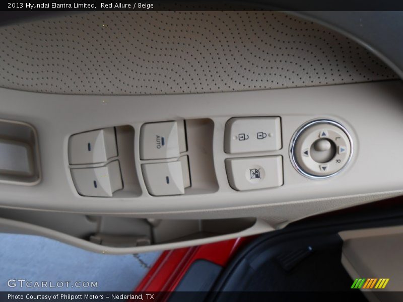 Red Allure / Beige 2013 Hyundai Elantra Limited