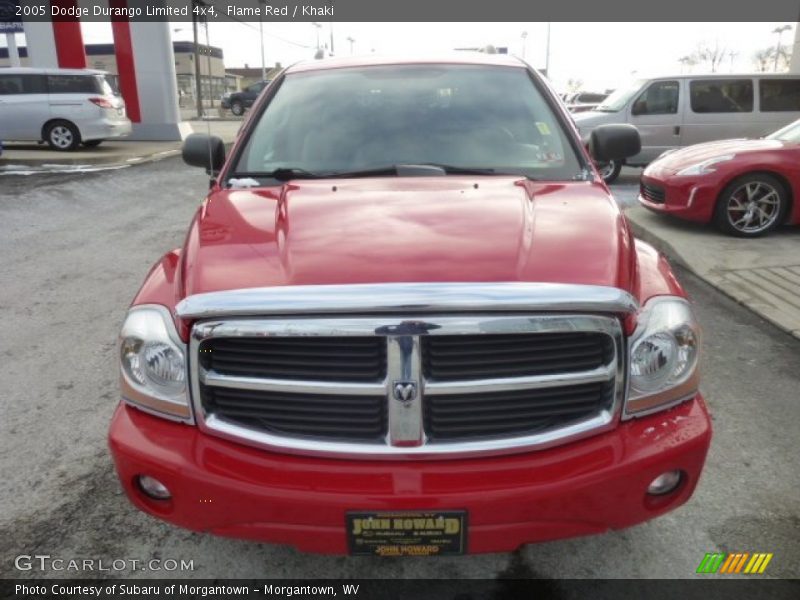 Flame Red / Khaki 2005 Dodge Durango Limited 4x4