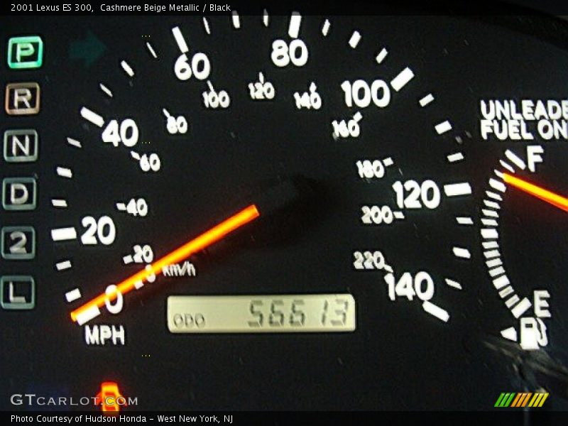 Cashmere Beige Metallic / Black 2001 Lexus ES 300