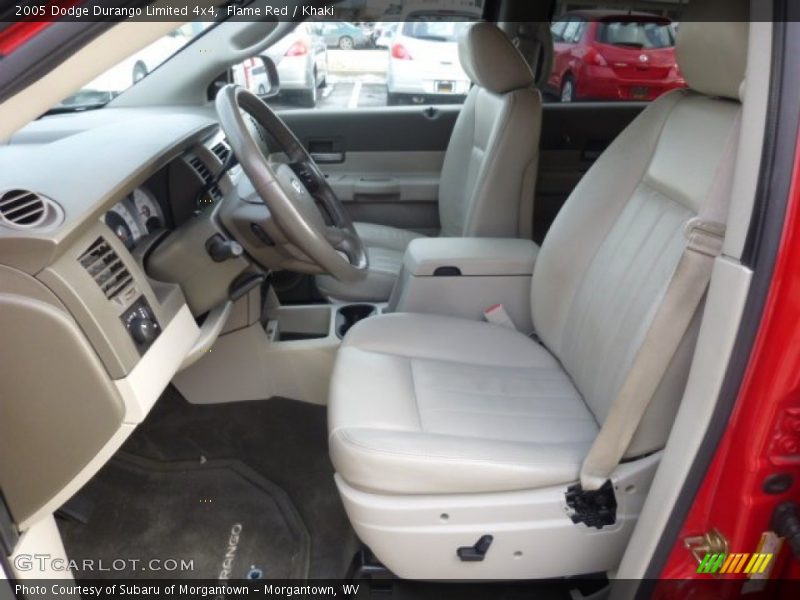 Front Seat of 2005 Durango Limited 4x4