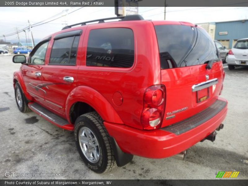 Flame Red / Khaki 2005 Dodge Durango Limited 4x4