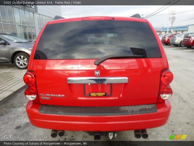 Flame Red / Khaki 2005 Dodge Durango Limited 4x4
