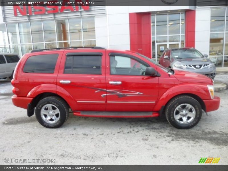 Flame Red / Khaki 2005 Dodge Durango Limited 4x4