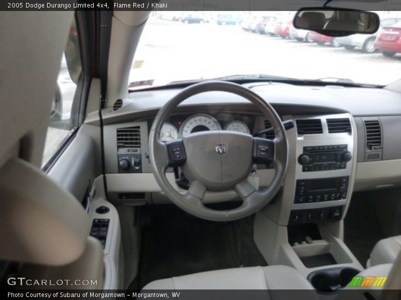 Flame Red / Khaki 2005 Dodge Durango Limited 4x4