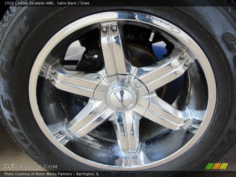 Sable Black / Shale 2002 Cadillac Escalade AWD
