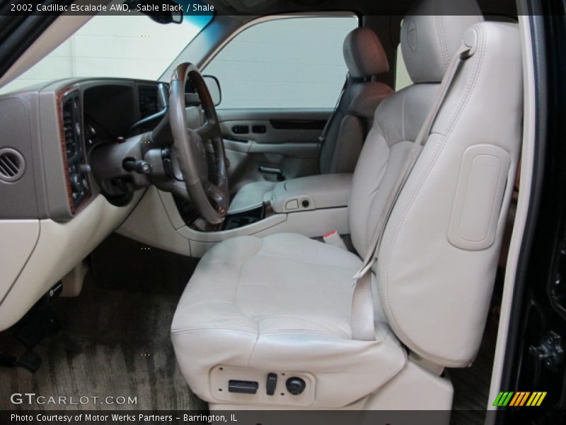Front Seat of 2002 Escalade AWD