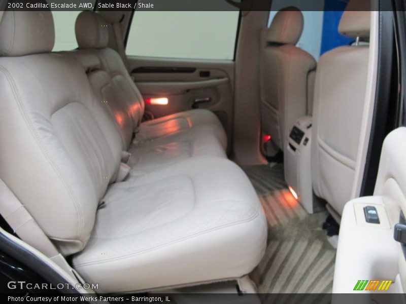 Sable Black / Shale 2002 Cadillac Escalade AWD
