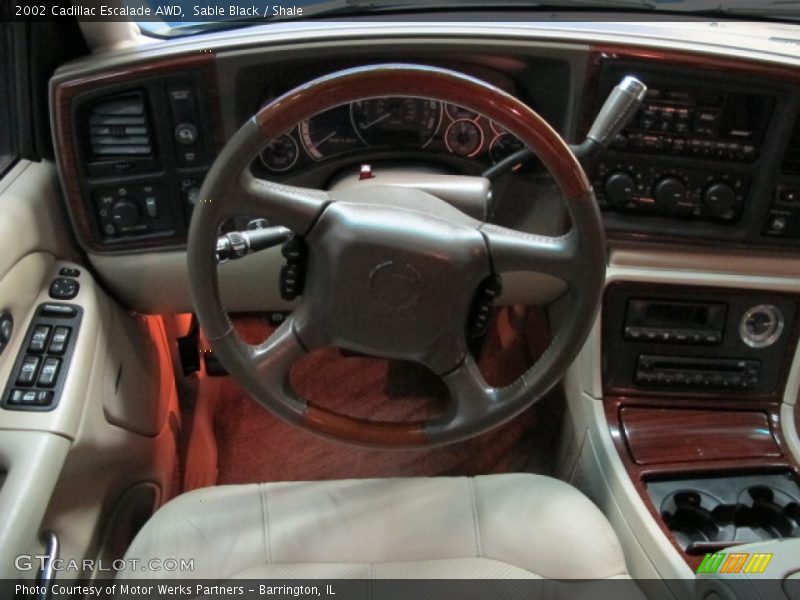 Sable Black / Shale 2002 Cadillac Escalade AWD
