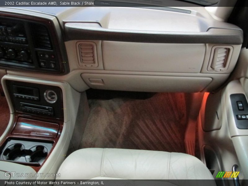 Sable Black / Shale 2002 Cadillac Escalade AWD