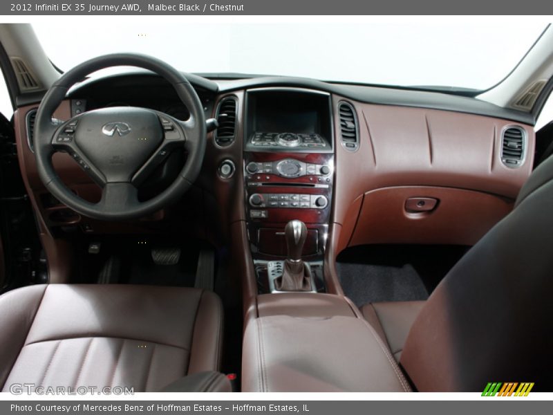 Dashboard of 2012 EX 35 Journey AWD