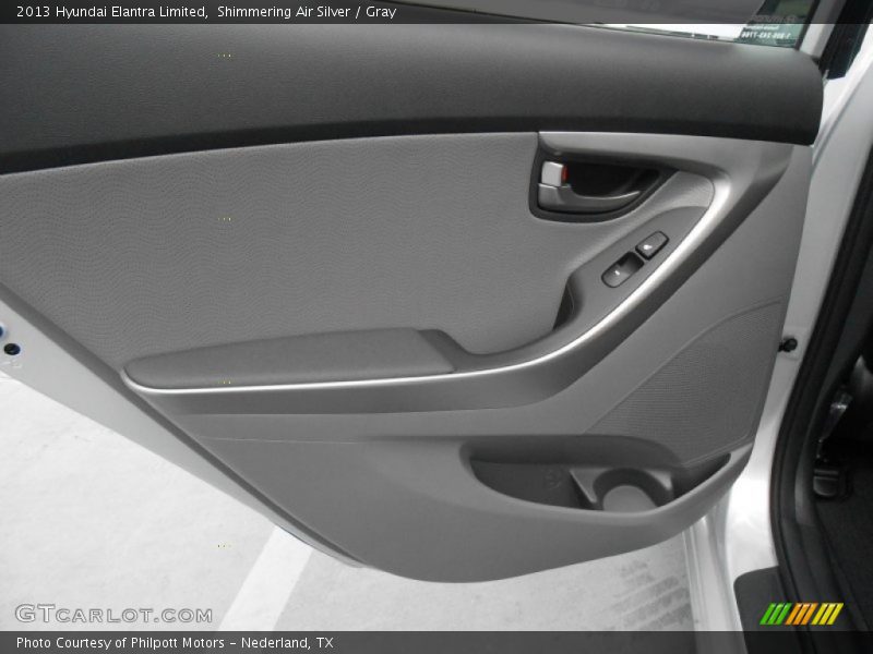 Shimmering Air Silver / Gray 2013 Hyundai Elantra Limited
