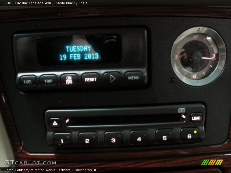 Sable Black / Shale 2002 Cadillac Escalade AWD