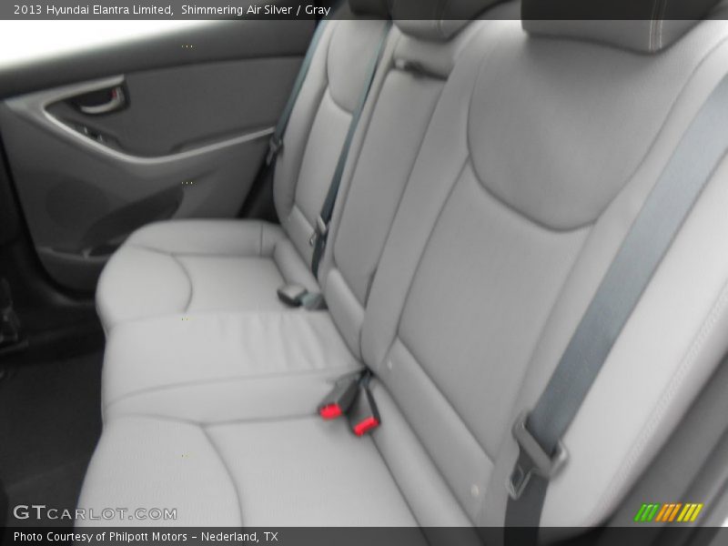 Shimmering Air Silver / Gray 2013 Hyundai Elantra Limited