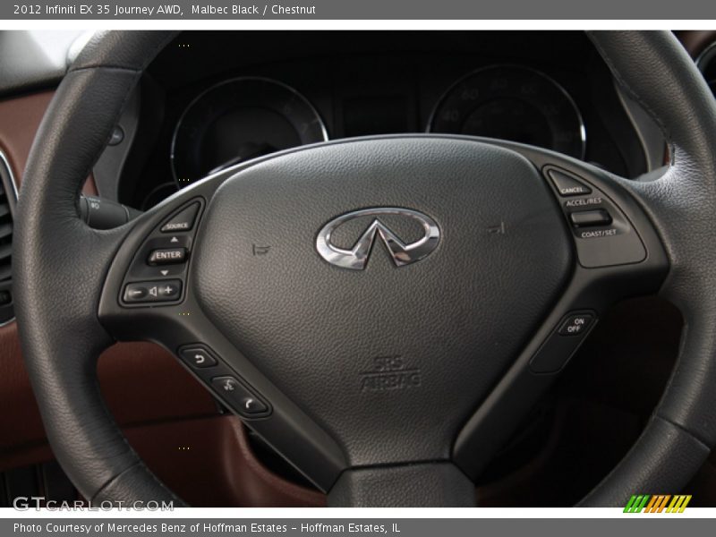 Controls of 2012 EX 35 Journey AWD