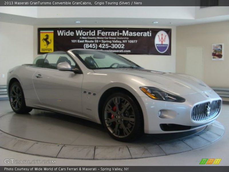 Grigio Touring (Silver) / Nero 2013 Maserati GranTurismo Convertible GranCabrio