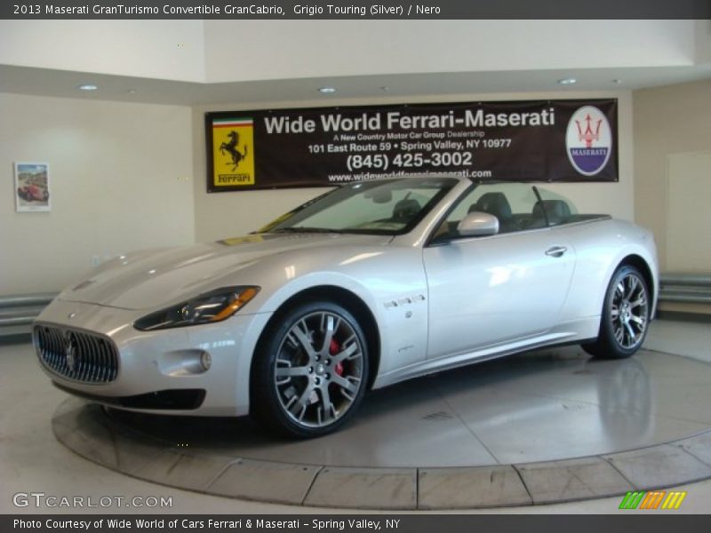 Grigio Touring (Silver) / Nero 2013 Maserati GranTurismo Convertible GranCabrio