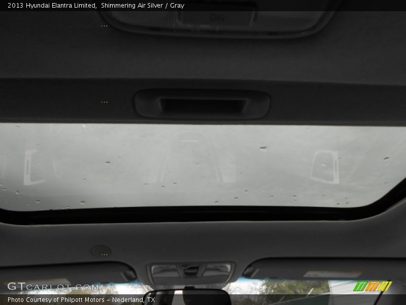 Shimmering Air Silver / Gray 2013 Hyundai Elantra Limited