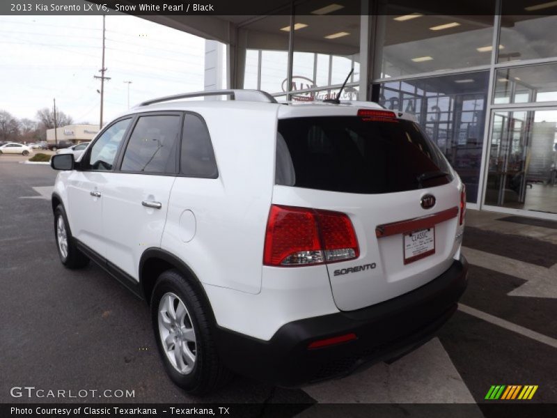 Snow White Pearl / Black 2013 Kia Sorento LX V6