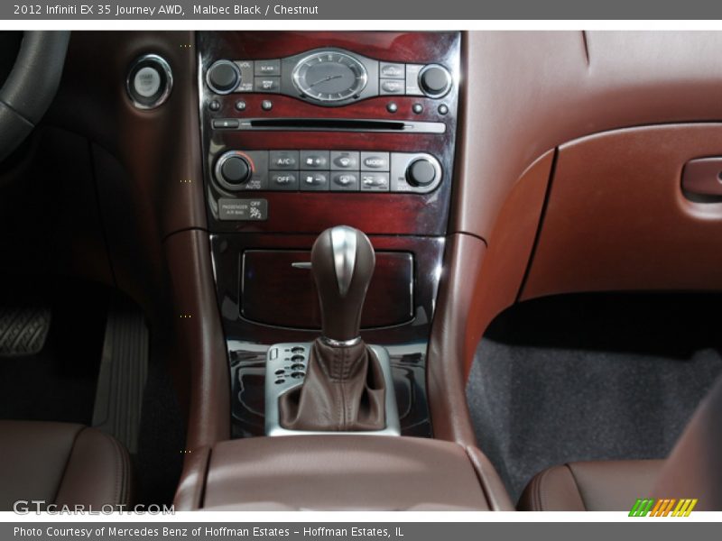 Controls of 2012 EX 35 Journey AWD