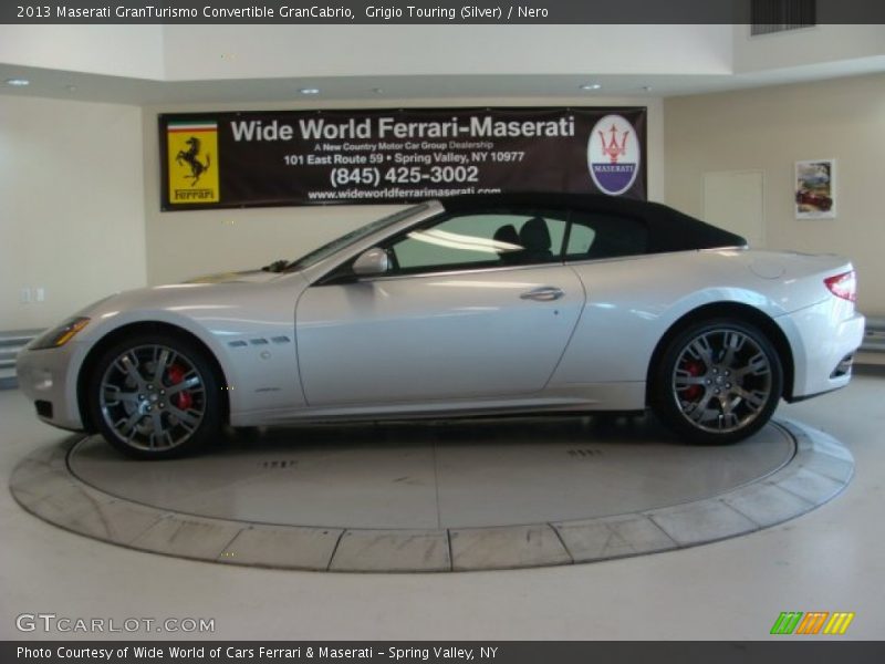 Grigio Touring (Silver) / Nero 2013 Maserati GranTurismo Convertible GranCabrio