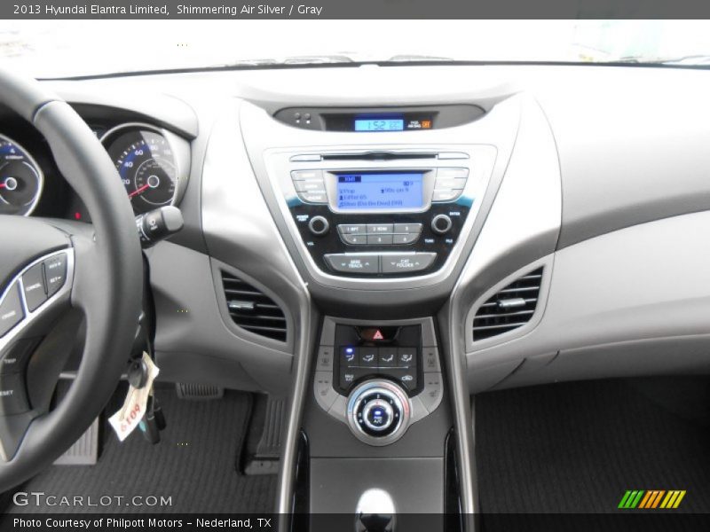 Shimmering Air Silver / Gray 2013 Hyundai Elantra Limited