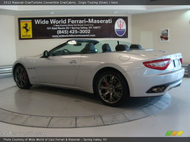 Grigio Touring (Silver) / Nero 2013 Maserati GranTurismo Convertible GranCabrio