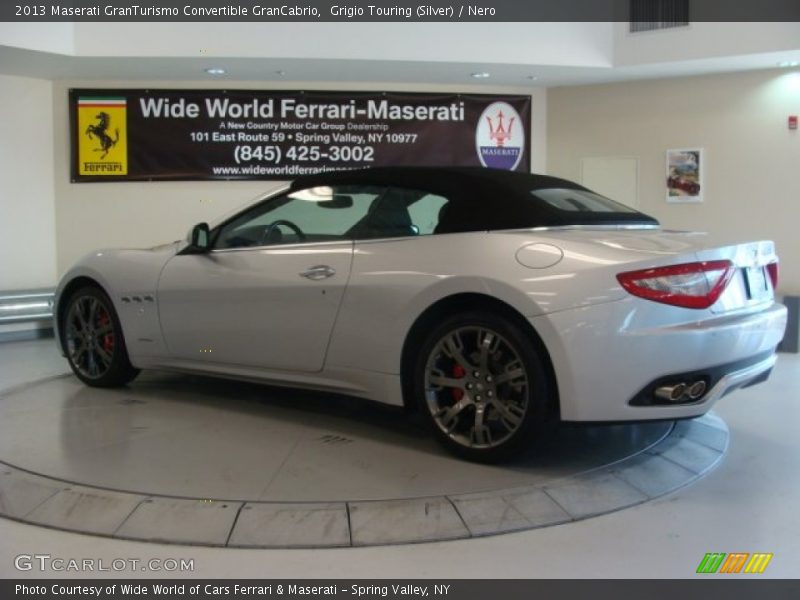 Grigio Touring (Silver) / Nero 2013 Maserati GranTurismo Convertible GranCabrio