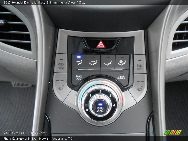Shimmering Air Silver / Gray 2013 Hyundai Elantra Limited