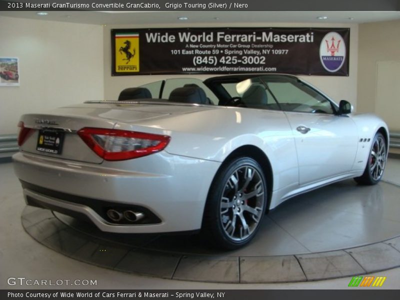 Grigio Touring (Silver) / Nero 2013 Maserati GranTurismo Convertible GranCabrio