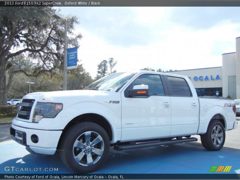 Oxford White / Black 2013 Ford F150 FX2 SuperCrew
