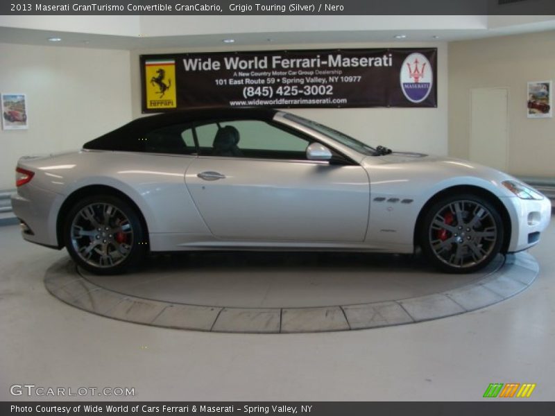 Grigio Touring (Silver) / Nero 2013 Maserati GranTurismo Convertible GranCabrio