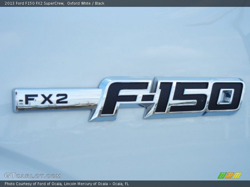 Oxford White / Black 2013 Ford F150 FX2 SuperCrew