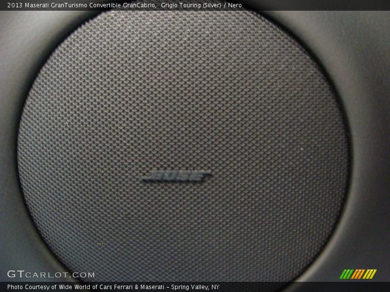Grigio Touring (Silver) / Nero 2013 Maserati GranTurismo Convertible GranCabrio