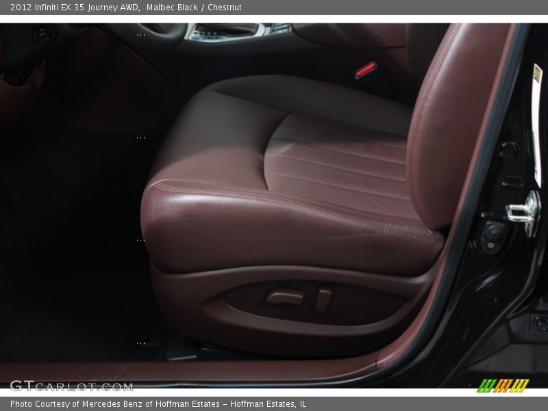 Malbec Black / Chestnut 2012 Infiniti EX 35 Journey AWD