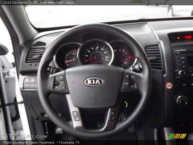 Snow White Pearl / Black 2013 Kia Sorento LX V6