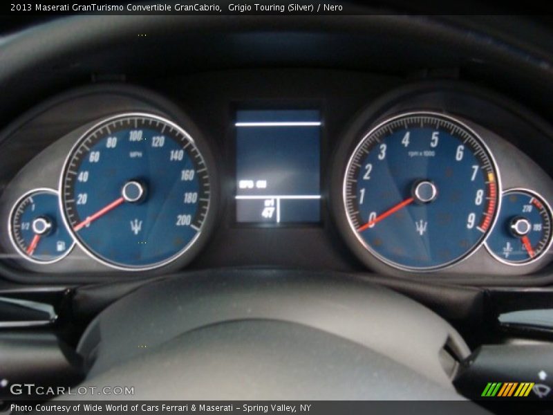  2013 GranTurismo Convertible GranCabrio GranCabrio Gauges