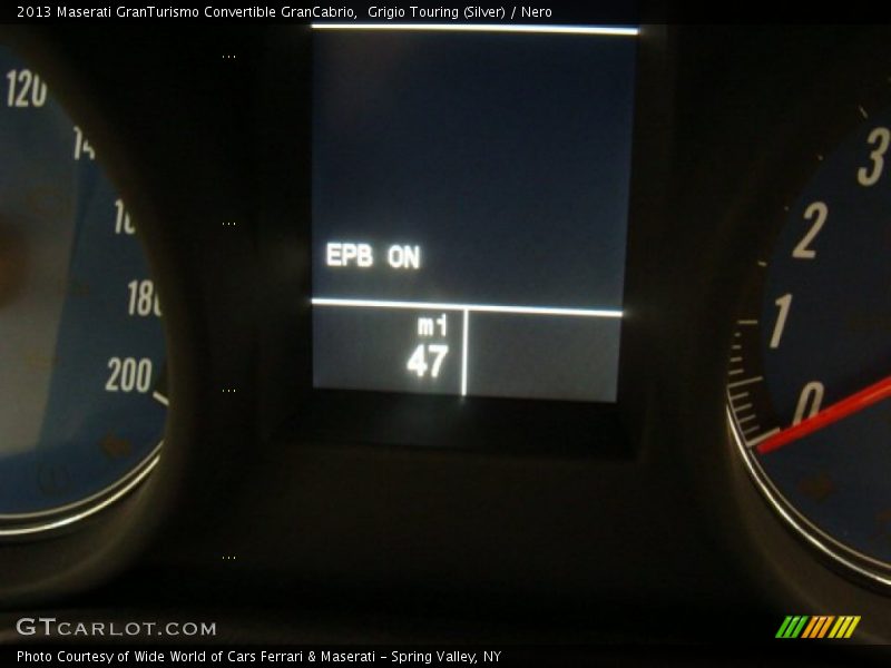 Grigio Touring (Silver) / Nero 2013 Maserati GranTurismo Convertible GranCabrio
