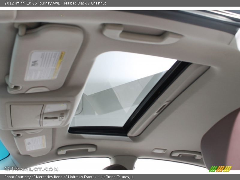 Sunroof of 2012 EX 35 Journey AWD