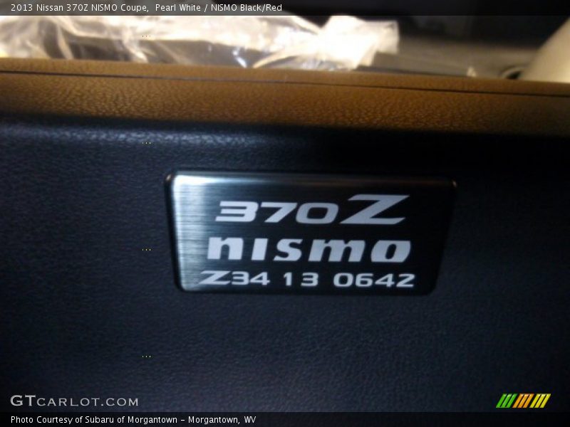 Pearl White / NISMO Black/Red 2013 Nissan 370Z NISMO Coupe