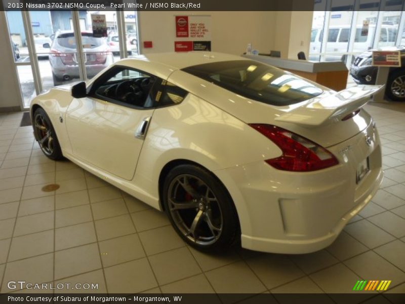 Pearl White / NISMO Black/Red 2013 Nissan 370Z NISMO Coupe