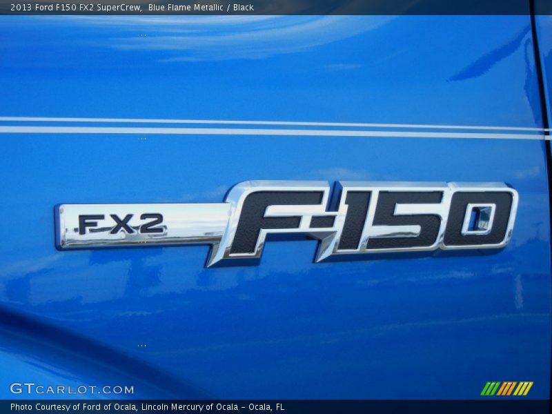 Blue Flame Metallic / Black 2013 Ford F150 FX2 SuperCrew