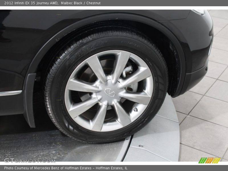 Malbec Black / Chestnut 2012 Infiniti EX 35 Journey AWD